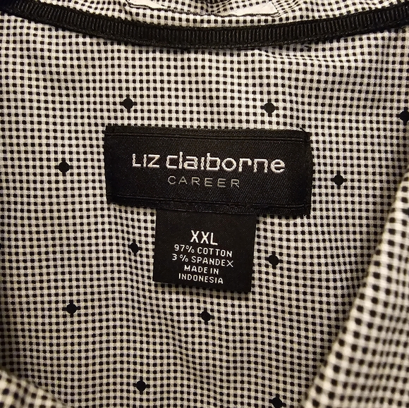 NWT Liz Claiborne Women's Career Button Up Top - XXL - Picture 2 of 5